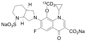 Moxifloxacin-13Cd3 N-Sulfate Disodium Salt