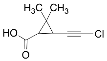 3-(2-Chloroethynyl)-2,2-dimethylcyclopropanecarboxylic Acid
