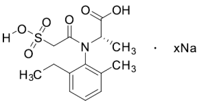 N-(2-Ethyl-6-methylphenyl)-N-(2-sulfoacetyl)-L-alanine