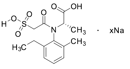 N-(2-Ethyl-6-methylphenyl)-N-(2-sulfoacetyl)-L-alanine