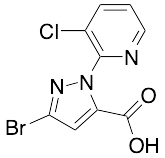 3-Bromo-1-(3-chloro-2-pyridinyl)-1H-pyrazole-5-carboxylic Acid