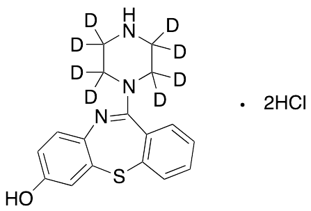 7-Hydroxy-N-des{[2-(2-hydroxy)ethoxy]ethyl} Quetiapine-d8 Dihydrochloride