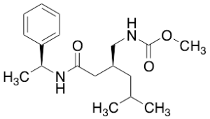 Methyl ((S)-4-Methyl-2-[2-oxo-2-[[(S)-1-phenylethyl]amino]ethyl]pentyl]carbamate