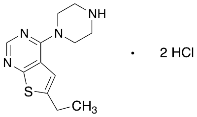 6-Ethyl-4-(1-piperazinyl)thieno[2,3-d]pyrimidine Hydrochloride