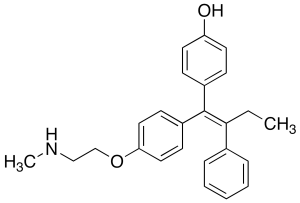 (Z)-4-Hydroxy-N-desmethyl Tamoxifen (contains up to 10% E isomer)