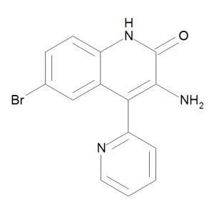 3-Amino-6-bromo-4-(2-pyridinyl)-2(1H)-quinolinone(>90%)
