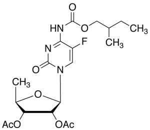 2’,3’-Di-O-acetyl-5'-deoxy-5-fluoro-N-[(2-methylbutoxy)carbonyl]cytidine