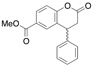 rac 6-Methoxycarbonyl-4-phenyl-3,4-dihydrocoumarin