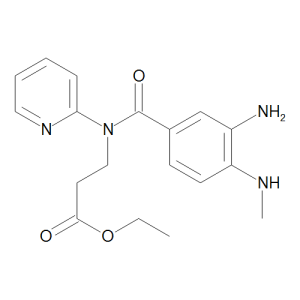 N-[3-Amino-4-(methylamino)benzoyl]-N-2-pyridinyl-Beta-alanine Ethyl Ester