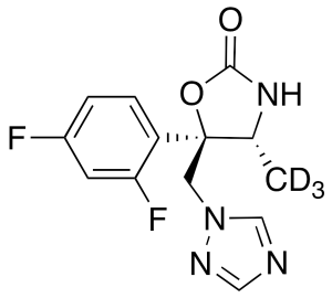 (4R,5R)-5-(2,4-Difluorophenyl)-4-methyl-5-(1H-1,2,4-triazol-1-ylmethyl)-2-oxazolidinone-d3
