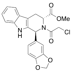 (1S,3R)-1-Benzo[1,3]dioxol-5-yl-2-(2-chloro-acetyl)-2,3,4,9-tetrahydro-1H-b-carboline-3-carboxylic A