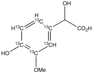 4-Hydroxy-3-methoxymandelic Acid-13C6