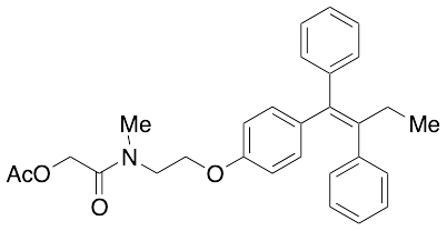 N-Methyl-N-(2-acetoxyacetyl) Tamoxifen (E/Z Mixture)