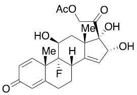 (11Beta,16Alpha)-21-(Acetyloxy)-9-fluoro-11,16,17-trihydroxy-pregna-1,4,14-triene-3,20-dione