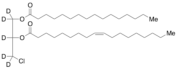 rac 1-Palmitoyl-2-oleoyl-3-chloropropanediol-d5