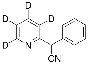 Alpha-Phenyl-Alpha-(2-pyridyl)acetonitrile-d4