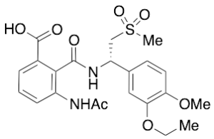 3-(Acetylamino)-2-[[[(1S)-1-(3-ethoxy-4-methoxyphenyl)-2-(methylsulfonyl)ethyl]amino]carbonyl]benzoic Acid (Apremilast Benzoic Acid)