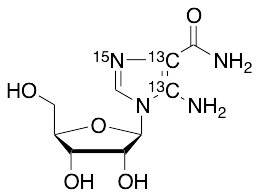 5-Aminoimidazole-4-carboxamide-1-Beta-D-ribofuranoside-13C2,15N