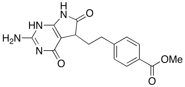 4-[2-(2-Amino-4,5,6,7-tetrahydro-4,6-dioxo-3H-pyrrolo[2,3-d]pyrimidin-5-yl)ethyl]benzoic Acid Methyl Ester