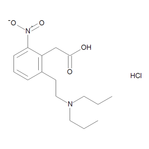 2-[2-(Dipropylamino)ethyl]-6-nitrophenyl Acetic Acid Hydrochloride