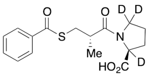 (S)-S-Benzoylcaptopril-d3