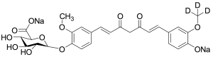 Curcumin Beta-D-Glucuronide-d3 Sodium Salt