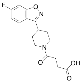 4-[4-(6-Fluoro-1,2-benzisoxazol-3-yl)piperidin-1-yl]-4-oxobutanoic Acid