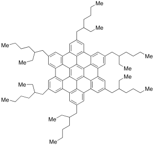 Hexa-(2-ethylhexyl)-hexa-peri-hexabenzocoronene