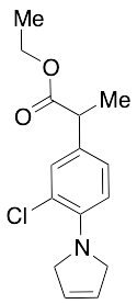 Ethyl 2-[3-Chloro-4-(3-pyrrolin-1-yl)phenyl]propionate