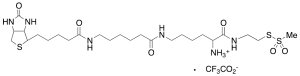 N-Methanethiosulfonylethylene-N6-(6-biotinamidocaproyl)lysineamido-N-Alpha-ammonium Trifluoroacetic Acid Salt