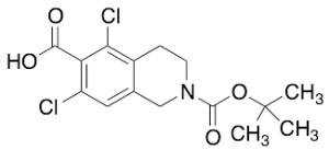 2-(tert-Butoxycarbonyl)-5,7-dichloro-1,2,3,4-tetrahydroisoquinoline-6-carboxylic Acid
