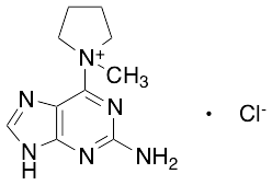 1-(2-Amino-7H-purin-6-yl)-1-methylpyrrolidinium Chloride