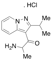 2-Amino-1-[2-(1-methylethyl) pyrazolo[1,5-a] pyridin-3-yl]-1-propanone hydrochloride