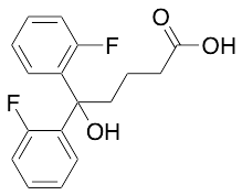 5,5-bis(2-Fluorophenyl)-5-hydroxyvaleric Acid