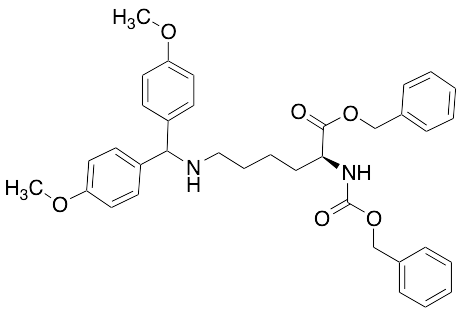 N6-[Bis(4-methoxyphenyl)methyl]-N2-[(phenylmethoxy)carbonyl]-L-lysine Phenylmethyl Ester