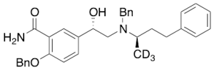 [S-(R*,S*)]-5-[1-Hydroxy-2-[(1-methyl-3-phenylpropyl)(phenylmethyl)amino]ethyl]-2-(phenylmethoxy)benzamide-d3