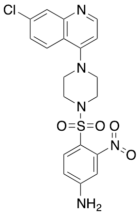 4-((4-(7-Chloroquinolin-4-yl)piperazin-1-yl)sulfonyl)-3-nitroaniline