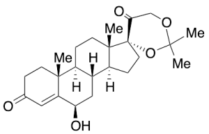 (6Beta)-6-Hydroxy-17,21-[(1-methylethylidene)bis(oxy)]-pregn-4-ene-3,20-dione