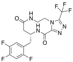 (10R)- 6,7,10,11-Tetrahydro-3-(trifluoromethyl)-10-[(2,4,5-trifluorophenyl)methyl]-1,2,4-triazolo[3,4-c][1,4,7]triazecine-8,12(5H,9H)-dione