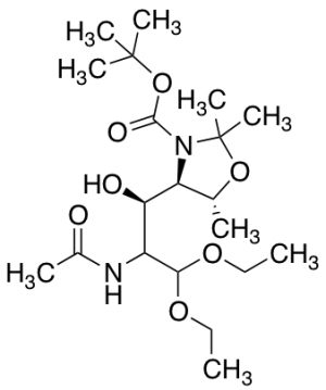 (4R,5R)-tert-Butyl 4-((1R)-2-acetamido-3,3-diethoxy-1-hydroxypropyl)-2,2,5-trimethyloxazolidine-3-carboxylate