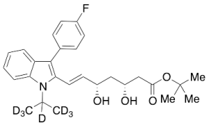 (3R,5S)-rel-Fluvastatin-d7 tert-Butyl Ester