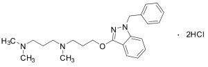 N1-(3-((1-Benzyl-1H-indazol-3-yl)oxy)propyl)-N1,N3,N3-trimethylpropane-1,3-diamine Dihydrochloride