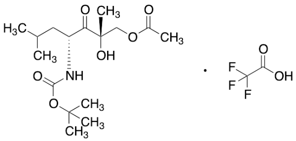 (2S,4R)-4-((t-Butoxycarbonyl)amino)-2-hydroxy-2,6-dimethyl-3-oxoheptyl Acetate Trifluoroacetate Salt