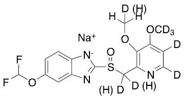 Pantoprazole-d7 Sodium Salt (d6 Major)