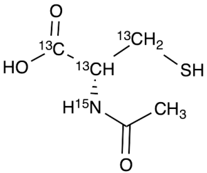 N-Acetyl-L-cysteine-13C3,15N