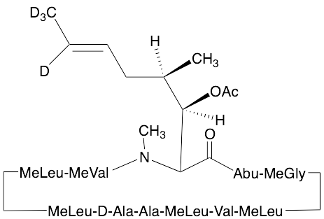 Cyclosporin A-d4 Acetate (Major)