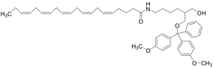 (5Z,8Z,11Z,14Z,17Z)-N-(6-(Bis(4-methoxyphenyl)(phenyl)methoxy)-5-(hydroxymethyl)hexyl)icosa-5,8,11,14,17-pentaenamide