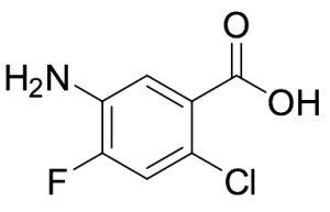 5-Amino-2-chloro-4-fluorobenzoic Acid