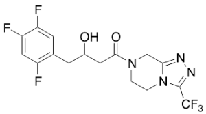 1-[5,6-Dihydro-3-(trifluoromethyl)-1,2,4-triazolo[4,3-a]pyrazin-7(8H)-yl]-3-hydroxy-4-(2,4,5-trifluorophenyl)-1-butanone