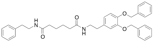N1-[2-[3,4-Bis(phenylmethoxy)phenyl]ethyl]-N6-(2-phenylethyl)-hexanediamide